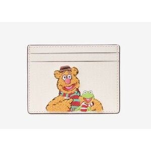 Disney Kate Spade Muppets FOZZIE BEAR KERMIT Slim Card Holder Wallet KJ067 NEW